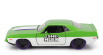 Jada Plymouth Barracuda With She-hulk Figures 1973 1:32 Zelená Bílá