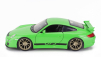 Jada Porsche 911 997 Gt3 Rs Coupe 2007 - Fast & Furious 1:24 Zelená