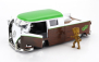 Jada Volkswagen T1 Double Cabine Pick-up 1963 With Groot Figure - Guardians Of The Galaxy 1:24 Hnědá Bílá Zelená