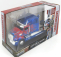 Jada Western star 5700 Xe Tractor Truck 2009 - Optimus Prime Transformers V L'ultimo Cavaliere - Movie 2017 1:24 Modrá Met Červená