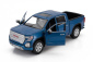 Johnny lightning GMC Sierra 1500 Denali Crew Cab Pick-up 2019 1:27 Blue Met