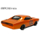 Karoserie APlastics - Dodge Charger 1969 - 1/10, 195mm