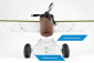 RC letadlo KAVAN Norden 1600mm ARF bush
