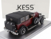 Kess-model Isotta fraschini Tipo 8a Landaulet Sala Semiconvertible Closed 1924 1:43 Bordeaux Black
