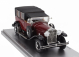 Kess-model Isotta fraschini Tipo 8a Landaulet Sala Semiconvertible Closed 1924 1:43 Bordeaux Black