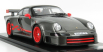 Kess-model Porsche 911 993 Gt1 Almeras 1993 1:18 Grey Met Red