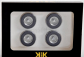 Kk-scale Accessories Set 4x Complete Wheels - Set 4x Cerchi A Raggi 1:18 Černý Chrom