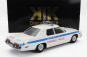 Kk-scale Dodge Monaco Chicago Police 1974 1:18 Bílá Světle Modrá