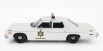 Kk-scale Dodge Monaco Hazzard County Police 1974 - Look-a-like 1:18 Bílá