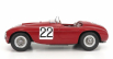Kk-scale Ferrari 166mm Barchetta 2.0l V12 Spider Team N 22 1:18, červená