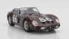 Kk-scale Ferrari 250 Gto Coupe N 86 4th Targa Florio 1962 P.ferraro - G.scarlatti 1:18 Hnědá Bílá