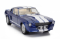 Kk-scale Ford usa Mustang Shelby Gt500 Eleanor Coupe 1967 1:12 Modrá Bílá