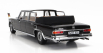 Kk-scale Mercedes benz S-class 600 Pullman (w100) 1965 1:18, černá