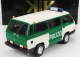 Kk-scale Volkswagen T3 Minibus Syncro Polizei 1987 1:18 Zelená Bílá