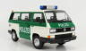 Kk-scale Volkswagen T3 Minibus Syncro Polizei 1987 1:18 Zelená Bílá