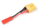 Konverzní kabel XT-60 baterie - JST přístroj 20AWG