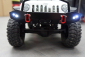 Kovový přední a zadní nárazník s LED pro Axial SCX10 II černý