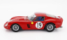 Kyosho Ferrari 250 Gto 3.0l V12 Coupe Team Pierre Noblet N 19 1:18, červená