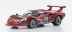 Kyosho Ferrari Dino 206 N 17 Racing 1967 - The Circuit Wolf - Yatabe Rs - By Satoshi Ikezawa - Manga Movie 1:64 Red