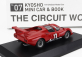 Kyosho Ferrari Dino 206 N 17 Racing 1967 s knížkou 1:64, červená