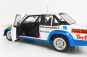 Kyosho Fiat 131 Abarth N 1 Winner Rally 1000 Lakes 1980 1:18, bílomodrá