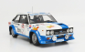 Kyosho Fiat 131 Abarth N 1 Winner Rally 1000 Lakes 1980 1:18, bílomodrá