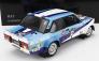 Kyosho Fiat 131 Abarth N 2 Winner Rally Piancavallo 1981 1:18, bílomodrá