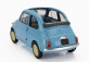 Kyosho Fiat 500 D Cabriolet Open 1960 1:18 Celeste Crociera - Světle Modrá