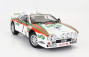 Kyosho Lancia 037 Totip N 3 Rally Isola D'elba 1985 D.Cerrato - G.Cerri 1:18, bílá