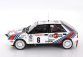 Kyosho Lancia Delta Hf Integrale 4wd (night Version) Team Martini Racing N 6 Winner Rally Montecarlo 1987 Miki Biasion - Tiziano Siviero 1:18 Bílá Červená Modrá