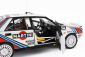 Kyosho Lancia Delta Hf Integrale 4wd (night Version) Team Martini Racing N 6 Winner Rally Montecarlo 1987 Miki Biasion - Tiziano Siviero 1:18 Bílá Červená Modrá