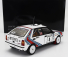 Kyosho Lancia Delta Hf Integrale 4wd Team Lancia  N 4 Winner Rally 1000 Lakes 1987 Markku Alen - Ilkka Kivimaki 1:18 Bílá Červená Modrá