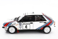 Kyosho Lancia Delta Hf Integrale 4wd Team Lancia  N 4 Winner Rally 1000 Lakes 1987 Markku Alen - Ilkka Kivimaki 1:18 Bílá Červená Modrá