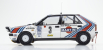 Kyosho Lancia Delta Hf Integrale 4wd Team Martini Racing (night Version) N 3 Winner Rally Montecarlo 1988 Bruno Saby - Jean Francois Fauchille 1:18 Bílá Modrá Červená