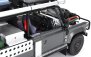 Kyosho Land rover Defender 90 Pick-up 2001 - Lara Croft - Tomb Raider - Angiolina Jolie - Movie 1:18 Corris Grey