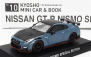 Kyosho Nissan Gt-r (r35) Nismo Coupe 2022 1:64 Modrá Černá