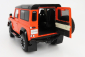 Lcd-model Land rover Defender 90 Works V8 70th Edition 2018 1:18 Orange