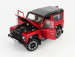 Lcd-model Land rover Defender 90 Works V8 70th Edition 2018 1:18 Red
