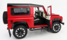 Lcd-model Land rover Defender 90 Works V8 70th Edition 2018 1:18 Red