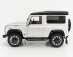 Lcd-model Land rover Defender 90 Works V8 70th Edition 2018 1:18 Silver