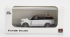 Lcd-model Land rover Range Rover 2022 1:64 Bílá