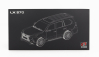 Lcd-model Lexus Lx570 2022 1:18 Black