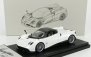 Lcd-model Pagani Huayra Roadster 2018 1:43 Bílá