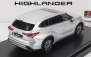 Lcd-model Toyota Highlander 2022 1:64 Silver