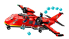 Lego Airplane Lego City - Fire Rescue Plane - Aereo Antincendio - 478 Pezzi - 478 Pieces Red