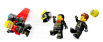 Lego Airplane Lego City - Fire Rescue Plane - Aereo Antincendio - 478 Pezzi - 478 Pieces Red