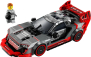 Lego Audi Lego Speed Champion - S1 E-tron Quattro 2023 - 274 Pezzi - 274 Pcs 1:24 Šedá Černá