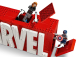 Lego Figures Marvel - Logo & Minifigures - 931 Pezzi - 931 Pcs Red