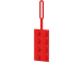LEGO jmenovka na zavazadlo kostka 2x4 červená