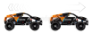 Lego Mclaren Lego Technic - Neom Extreme Race Car - 252 Pezzi - 252 Pieces Oranžově Šedá
